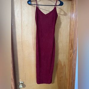 Velvet Red Dress